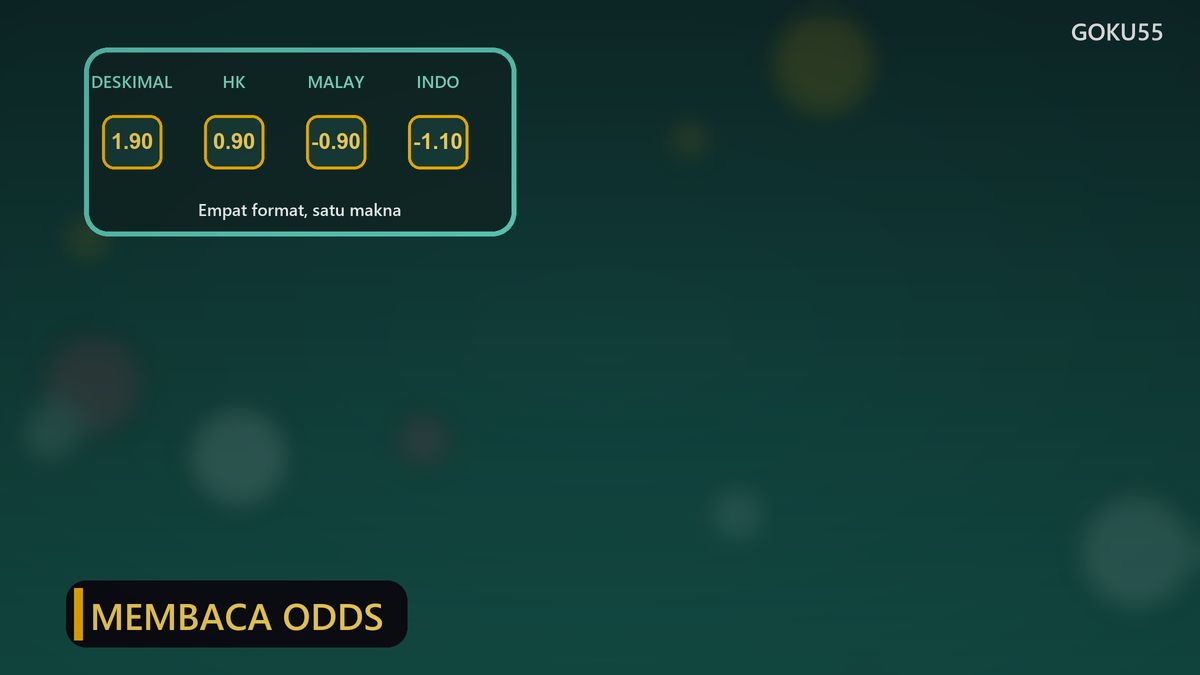 Ilustrasi artikel Cara Membaca Odds Bola: Empat Format dan Artinya