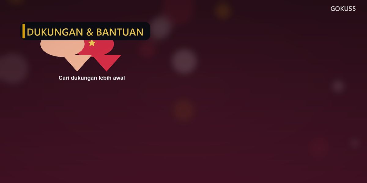 Ilustrasi dua tangan saling menopang di atas latar hangat dengan pesan cari dukungan lebih awal